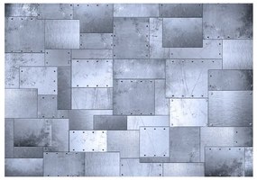 Fotomurale  Industrial mosaic  Colore Grigio, Dimensioni e Misure 250x175