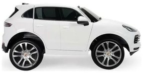 Macchina Elettrica per Bambini Injusa Porsche Cayenne 12V Bianco (134 x 81,5 x 58 cm)