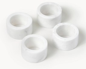 Portatovaglioli in marmo Agata 4 pz