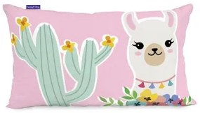 Fodera per cuscino HappyFriday Moshi Moshi Cute Llamas Multicolore 50 x 30 cm