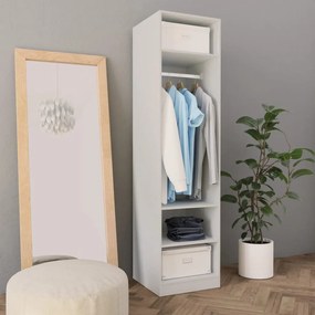Armadio Bianco 50x50x200 Cm İn Legno Multistrato /