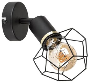 Rabalux 71065 - Applique FRAN 1xE27/40W/230V diametro 12 cm nero