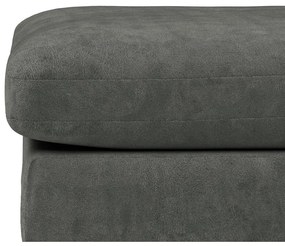 Poggiapiedi in tessuto grigio Comfy - Scandic