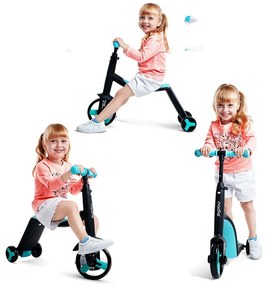 Scooter Triciclo 3 in 1 per Bambini in diversi colori, Rosso