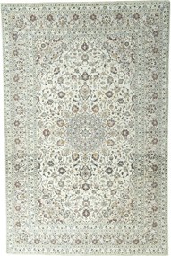 Kashan Tappeto 300x200 Beige (Iran) Annodato A Mano