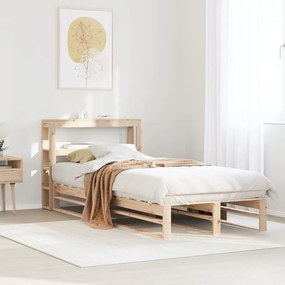 Letto Senza Materasso 90x200 Cm İn Legno Massello Di Pino /