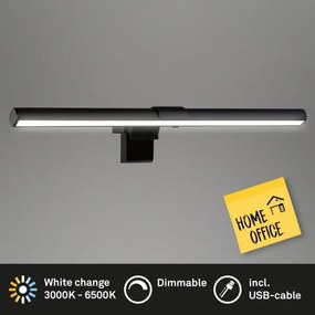 Briloner 2303-015 - Luce LED dimmerabile per schermo LED/3,5W/230V 2700/4000/6500K