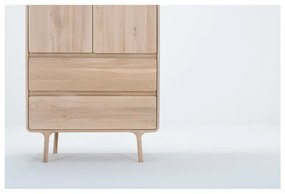 Armadio in rovere 90x200 cm Fawn - Gazzda