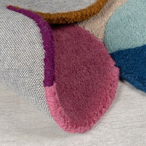 Tappeto beige in lana tessuto a mano 200x290 cm Mia Textured Scallop – Flair Rugs