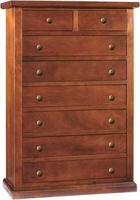 KELLEY - cassettiera in legno massello cm 87 x 45 x 127 h