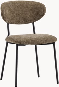 Set di 2 sedie da pranzo in ciniglia Kjeld