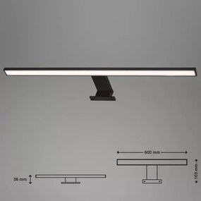 Briloner 2104-115 - LED illuminazione bagno DUN LED/8W/230V 60 cm IP44