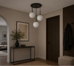 BRILAGI - Lampadario su cavo MILO 3xE27/60W/230V nero