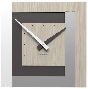 CalleaDesign Clock40 orologio da parete – rovere breeze cm 40 x 40