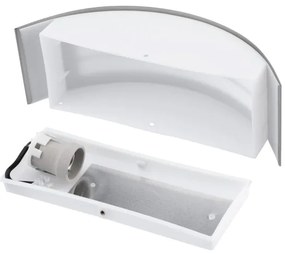 Applique da esterno 1xE27/14W/230V IP44 cromo opaco