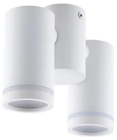 Faretto JET SET 2xGU10/10W/230V bianco