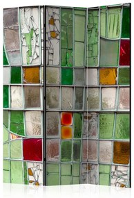 Paravento Emerald Stained Glass [Room Dividers]