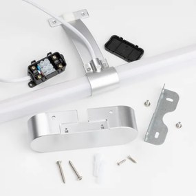 Brilagi - Lampada LED per specchio da bagno TUBEO LED/8W/230V 60 cm IP44 argento