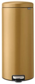 Cestino per la spazzatura dorato in acciaio con pedale 30 l NewIcon – Brabantia