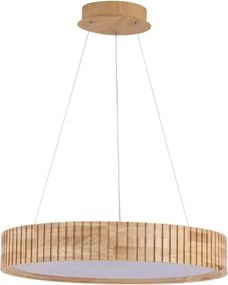 Brilagi - Lampadario LED a sospensione con cavo FALCON WOOD MODERN LED/30W/230V Ø 45 cm in legno
