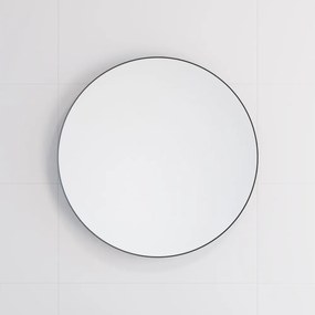 Specchio da bagno BORGSTED, diametro 60 cm, nero