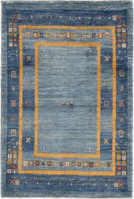 Loribaft Tappeto persiano 130 x 90 Blu (Iran) Annodato A Mano
