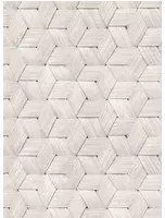 Rebel Walls Tapete Small Birch Bark Braids - Snow White