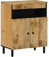 Credenza 60x33x75 cm in Legno Massello di Mango 356916