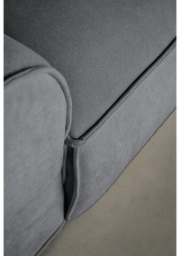 Chaise lounge componibile grigia (con penisola a sinistra) Flex Felix – Miuform