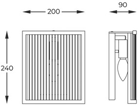 Zuma Line W0528-01A-V6AC - Applique SERGIO 1xE14/60W/230V oro
