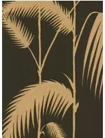 Cole & Son Carta da parati Palm Leaves - Schwarz/ Gold