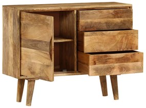 Credenza in legno massello di mango 90x30x69 cm