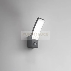 Applique led 12w sail con sensore strut.alluminio diffus.pc colore ...