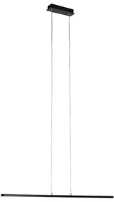 Lampada a sospensione moderna nera 90 cm con LED - Banda