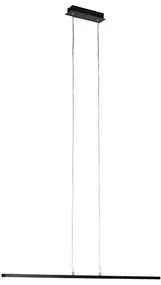 Lampada a sospensione moderna nera 90 cm con LED - Banda