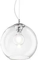 Sospensione Moderna Nemo Metallo Trasparente 1 Luce E27 D40Cm