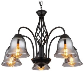Globo 60298-5H - Lampadario a sospensione con catena GONNY 5xE27/60W/230V