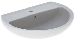 Lavabo sospeso 55 cm Geberit in ceramica lucida Colibrì