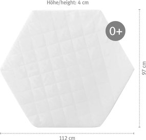 Materasso per bambini in schiuma 112x97 cm - Roba