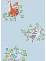 Jane Churchill Tapete Up A Tree von Colefax & Fowler - Blue