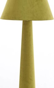 Lampada da terra verde con paralume in tessuto (altezza 168 cm) Devia - Light &amp; Living
