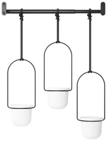 Set di coprivaso in plastica per erbe aromatiche/da appendere/parete 3 pz ø 7,5 cm Triflora – Umbra