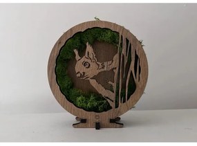 Li-Go 23625/DUB2 - Lampada da tavolo dimmerabile a LED, 12W/230V, 20x22 cm, rovere