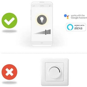 Nedis WIFILOFC20FBK-LED RGBW Riflettore SmartLife LED/20W/230V Wi-Fi IP65