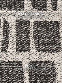 Tappeto da interno/esterno nero/color crema 120x170 cm Haringey Ruskin – Ted Baker