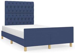 Giroletto Senza Materasso Blu 120x190 Cm İn Tessuto /