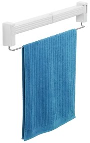 WENKO 3770013100 - Stendibiancheria BUTTERFLY 70x13,5 cm argento/bianco