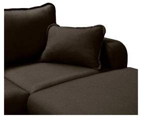 Divano angolare nero (angolo destro) Beata - Ropez