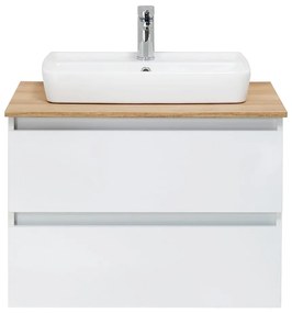 Mobile sospeso bianco senza lavello 75x53 cm Set 360 - Pelipal