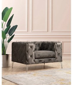 Poltrona antracite Como - Artie